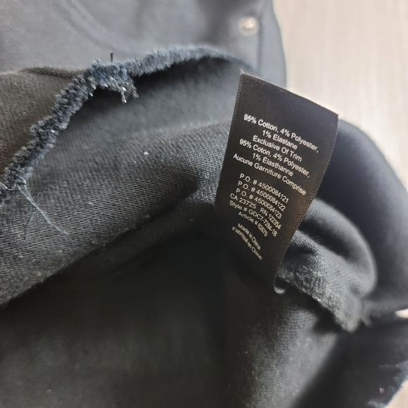 Wilfred Free Tanit Denim Raw Hem Skirt Black - Picture 6 of 8